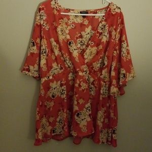 Floral print torrid top